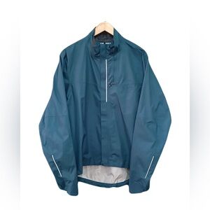 REI Co-Op Cycle Junction Hybrid Rain Jacket in Teal Blue, Men’s size XL